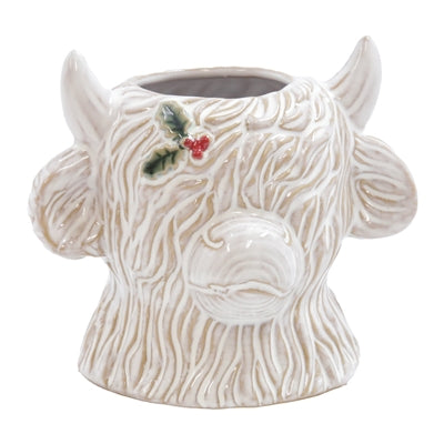 Highlander Cow Candle Holder