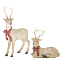 Set of 2 Crimson Deer