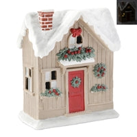 Large Lighted Winter House