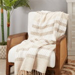 Woven Stripped Throw