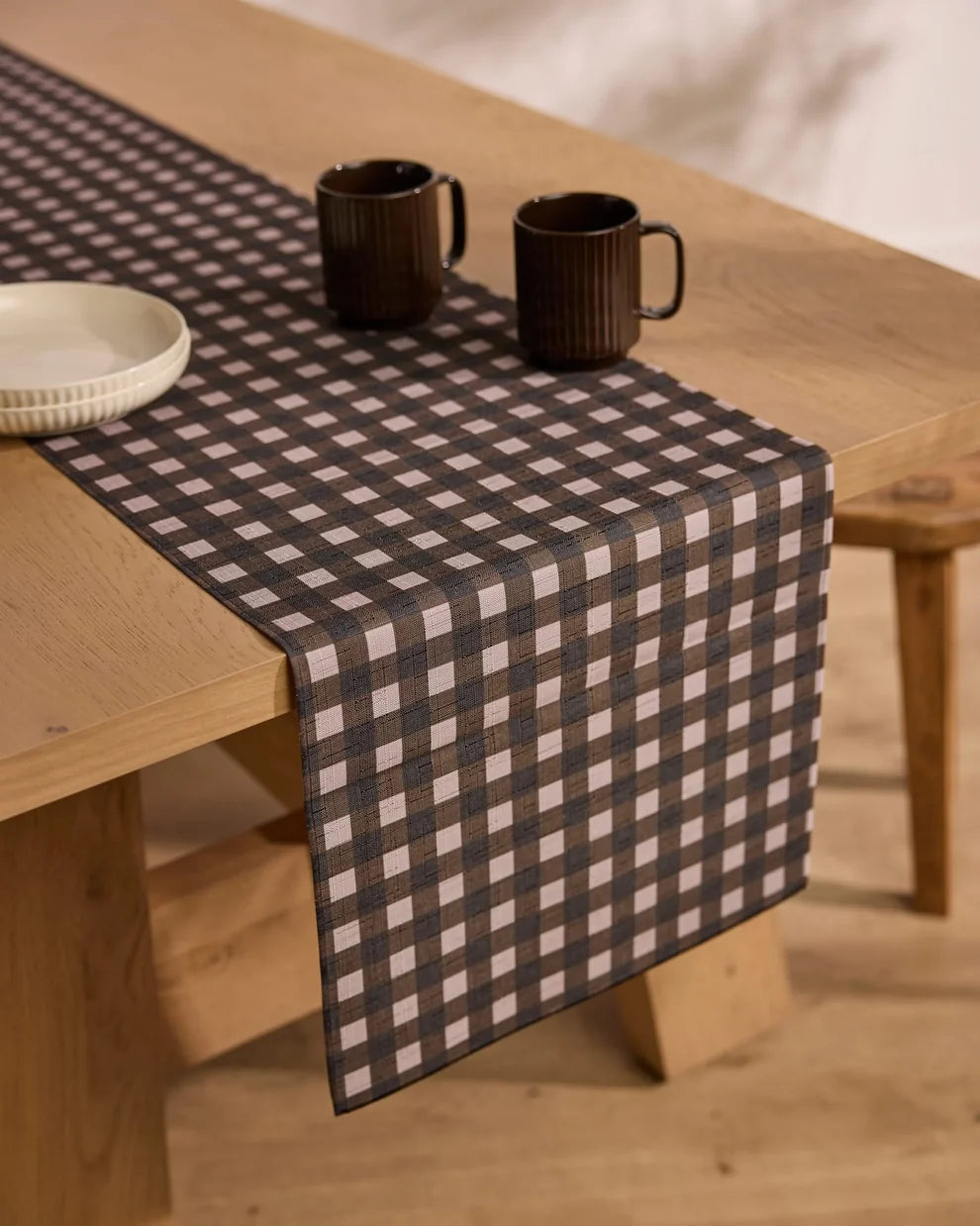 Geometry Deep Hearth Table Runner