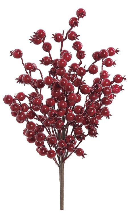 CURRANT BERRY BUSH, 15"; WATERPROOF, RED