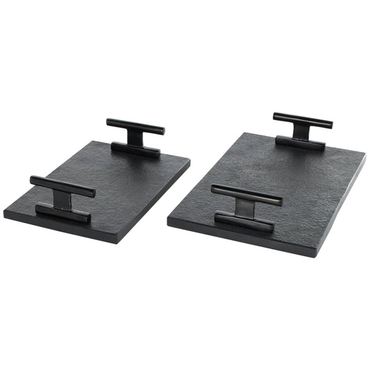 Modern Black Marble Tray