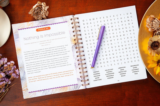 100 Meditations on the Words of Jesus (Word Search Devo)