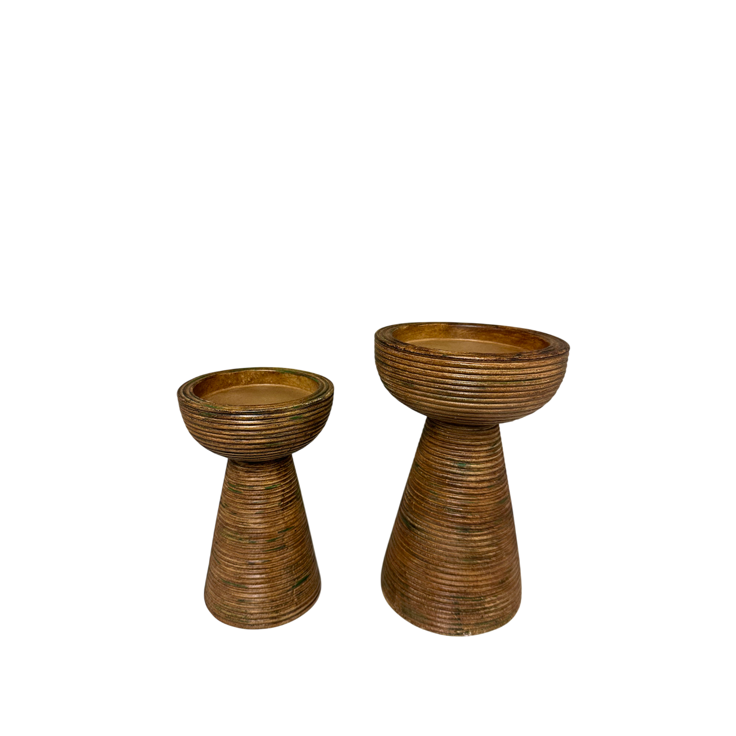 CH103 Polyresin Candleholder 4" x 4" x 6"