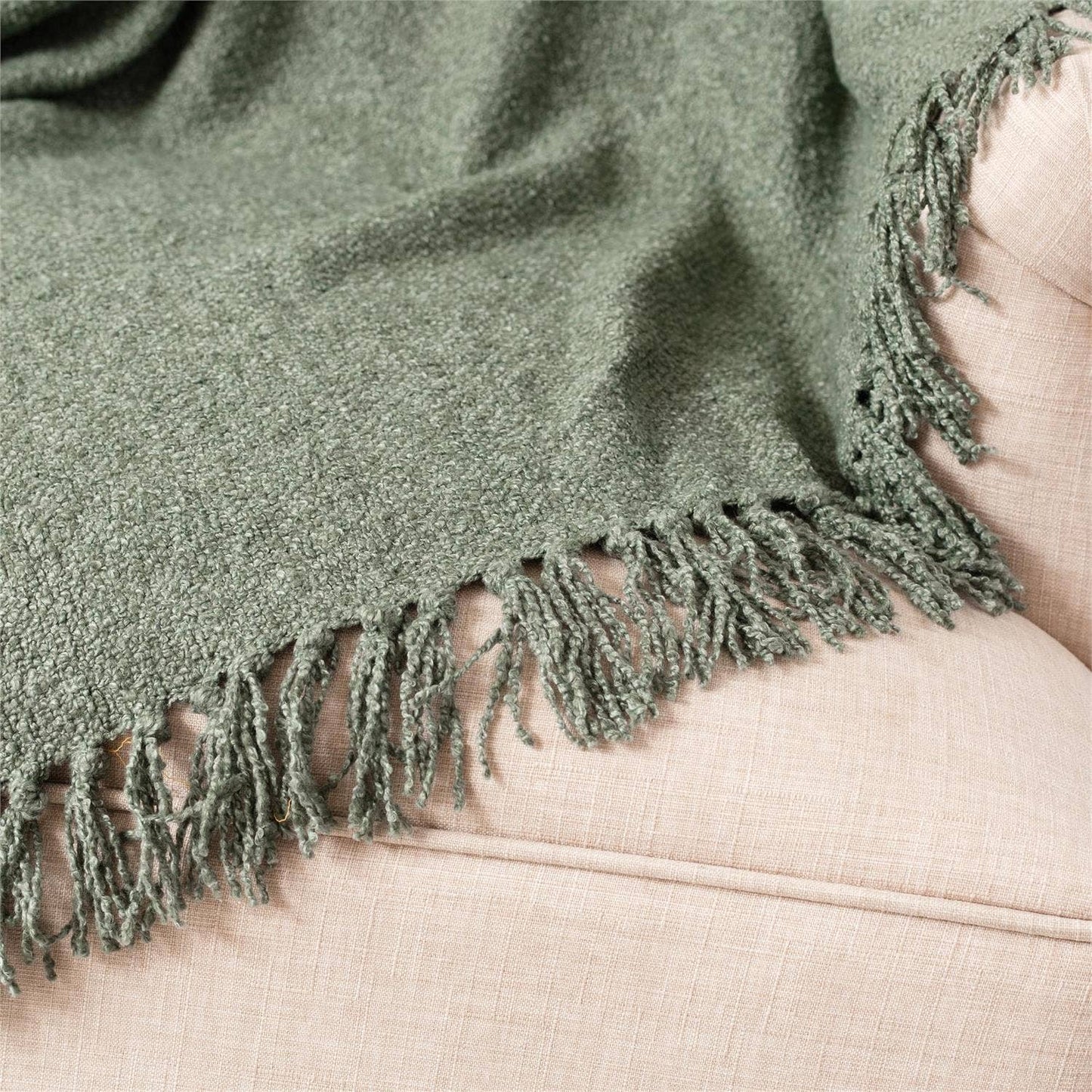 Throw - Boucle, Olive