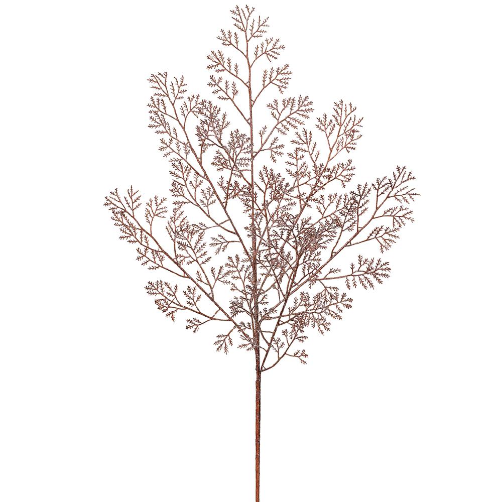 29" Glittered Cedar Spray BZ