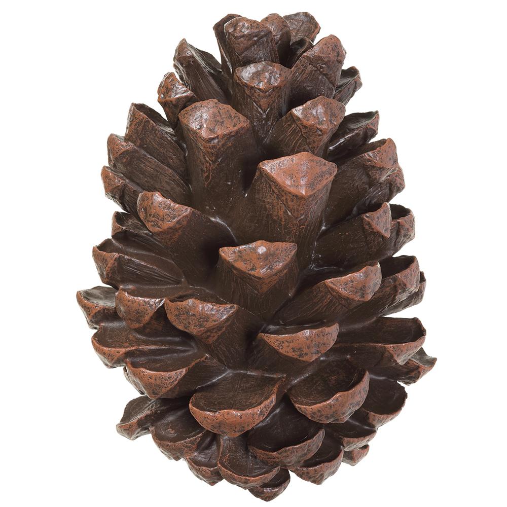 10" Pine Cone Table Top Brown