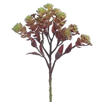 12" Real Touch Sedum Pick BU/GR