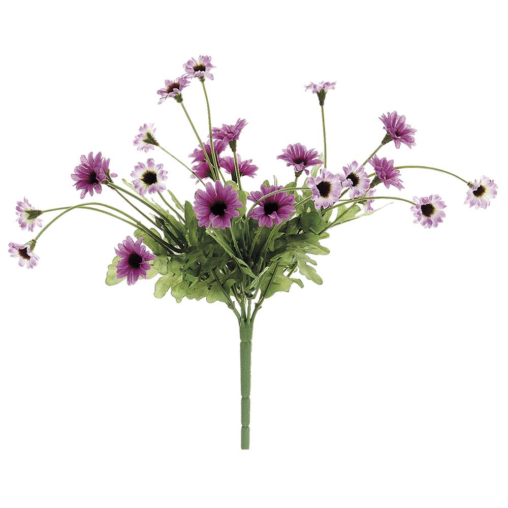 10.5" Daisy Bush x5 Two Tone Purple