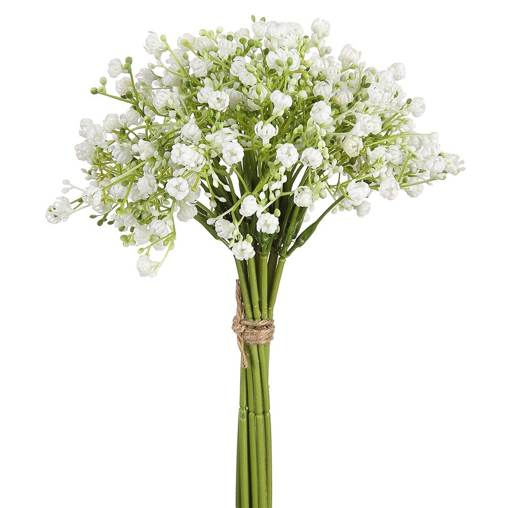 11" Gypsophila Bundle White