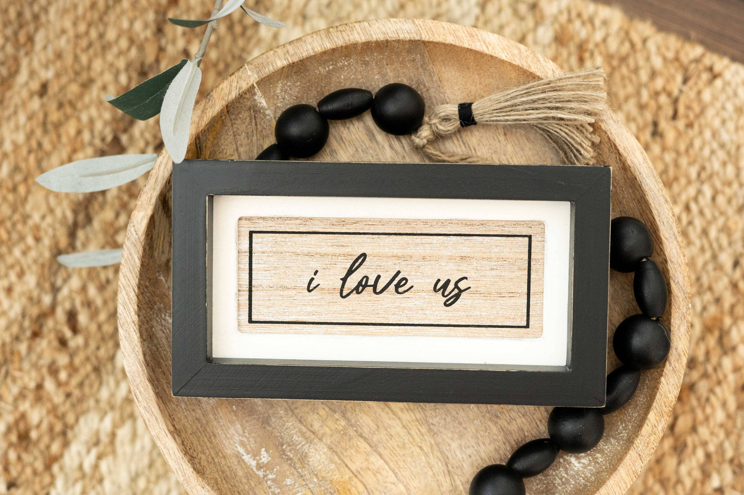 15881 - 7x4 rvs wood frame sign (KEY/LOVE) Wedding Decor