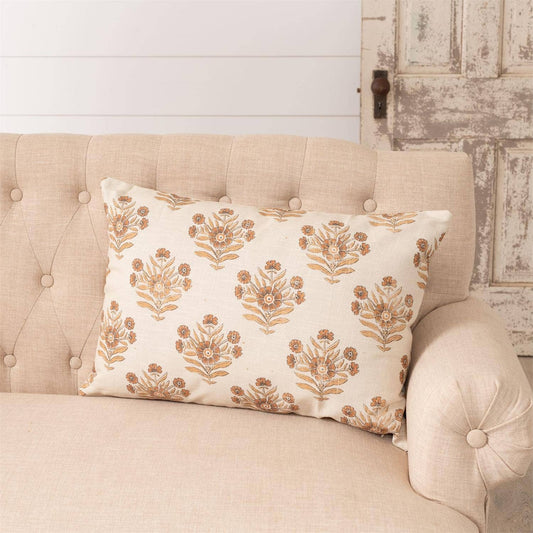 Pillow - Block Print Silhouette, Lg (Pk/02)