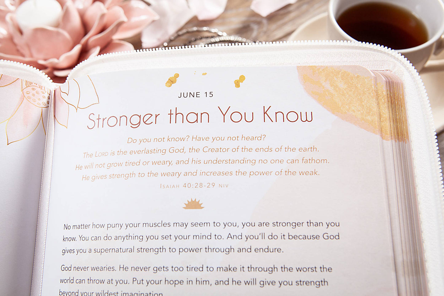 Be Still and Know (Morning & Evening Zip Devotional)