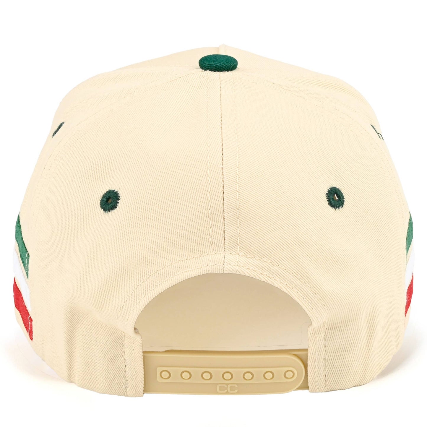 C.C 3 Lines Flag Letter on Two Tone Trucker Hat