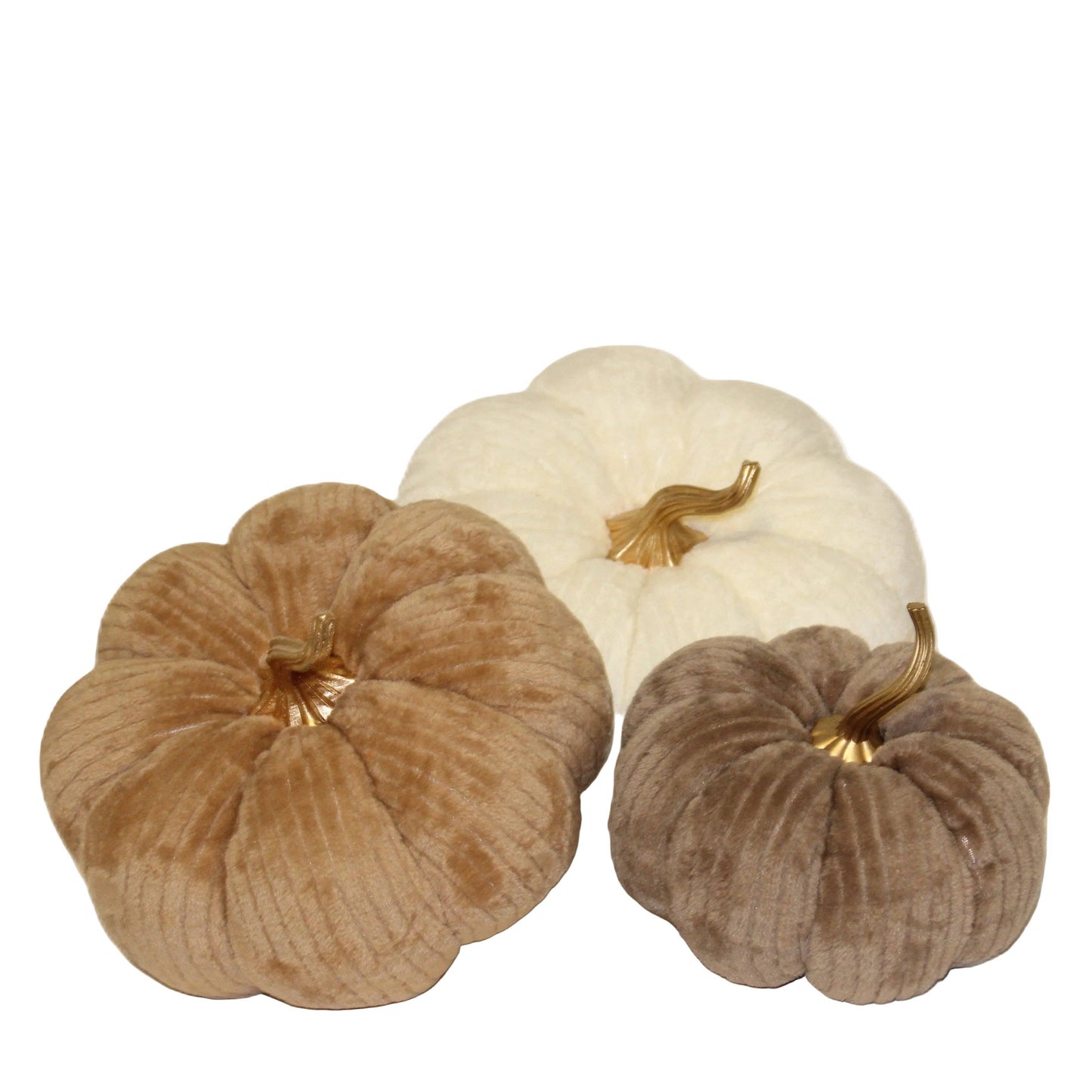 HN104 Pumpkin 7"x 7" x 7", 9" x 9" x 7.5", 10" x 10" x 8", Set of 3 PK1