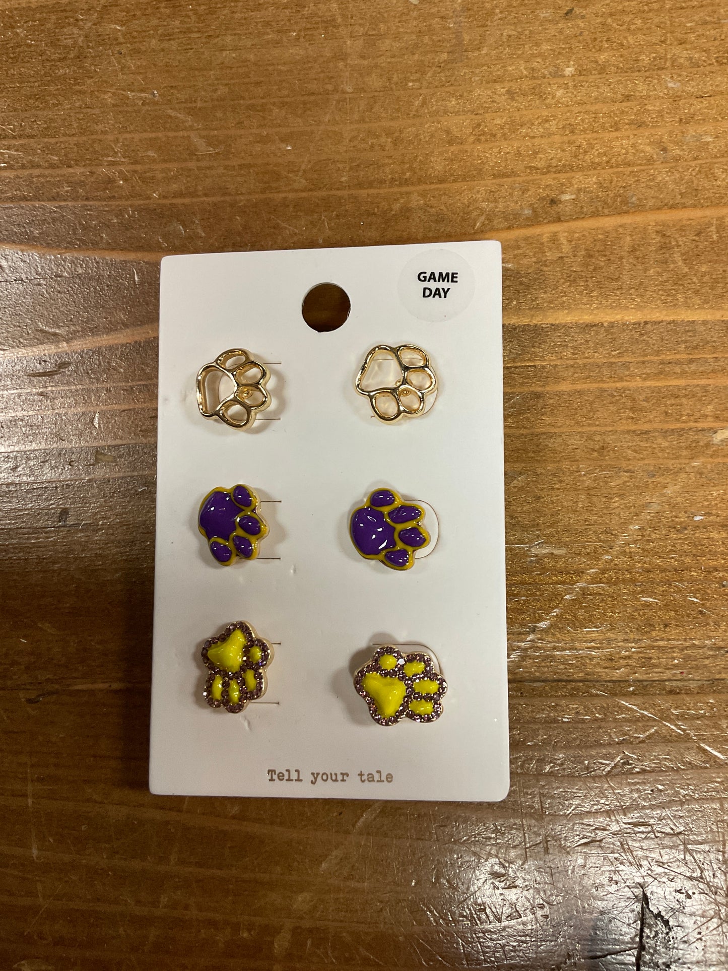 Pawprint Earrings