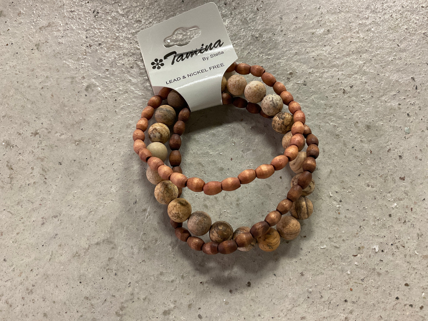 Brown/Rust Beaded Bracelet
