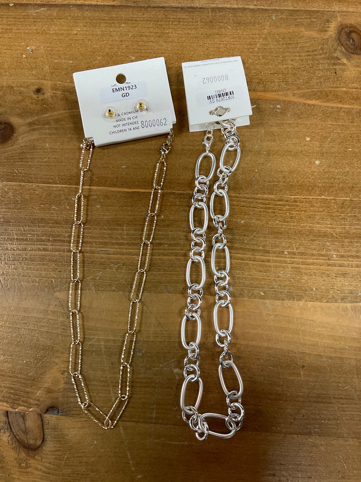 Gold/Silver Asst Necklace SM STYLE