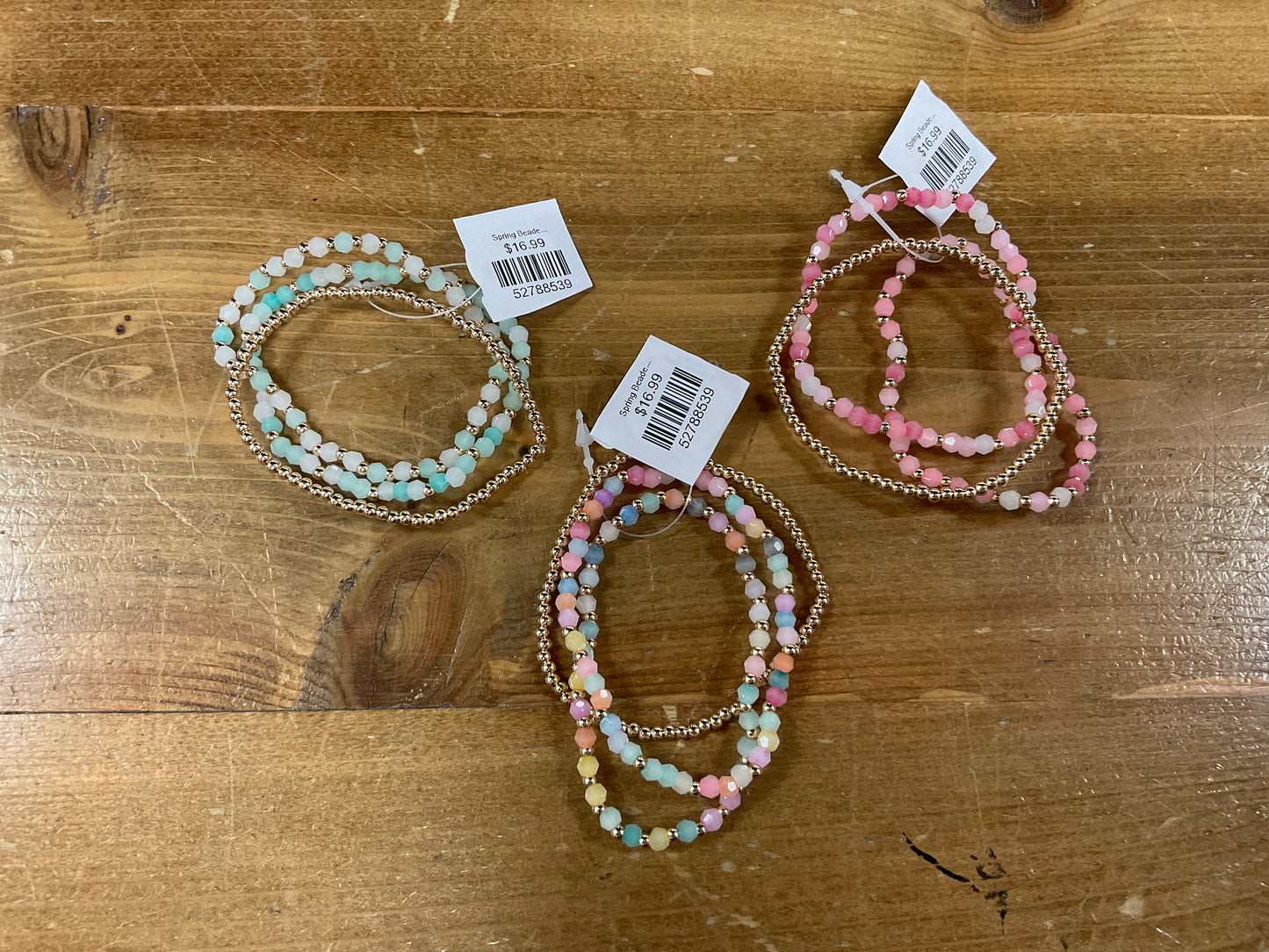Spring Beaded Bracelet