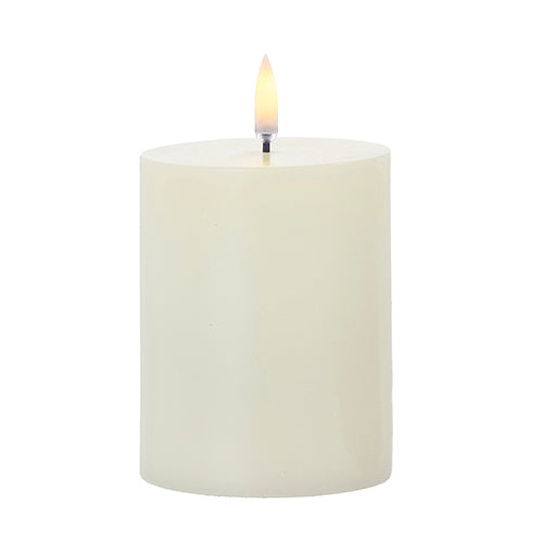 3x5 Ivory Pillar Candle