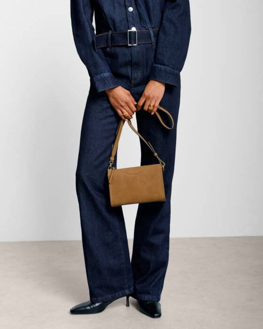 Alba Suedette Crossbody Bag