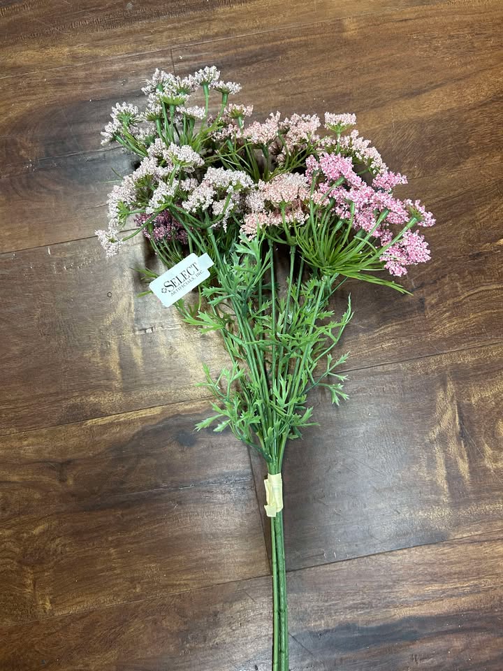 Pink Queen Anne's Lace Bundle 19.5"
