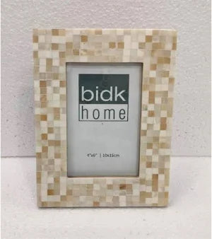 4x6 Mosaic Frame Lite Brown