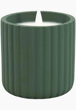 Small Ribbed Candle Jar