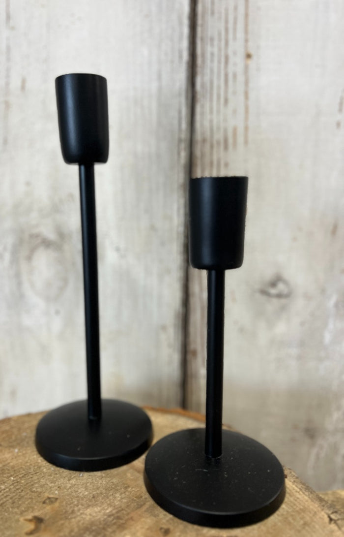 6.5" Aluminum Black Taper Holder