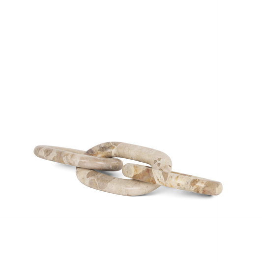 Reinir Beige Marble Chain Link