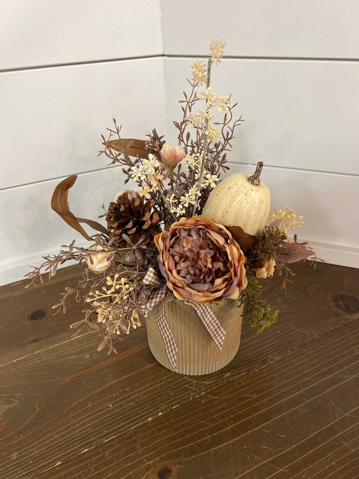 Pumpkin Silk Arrangement