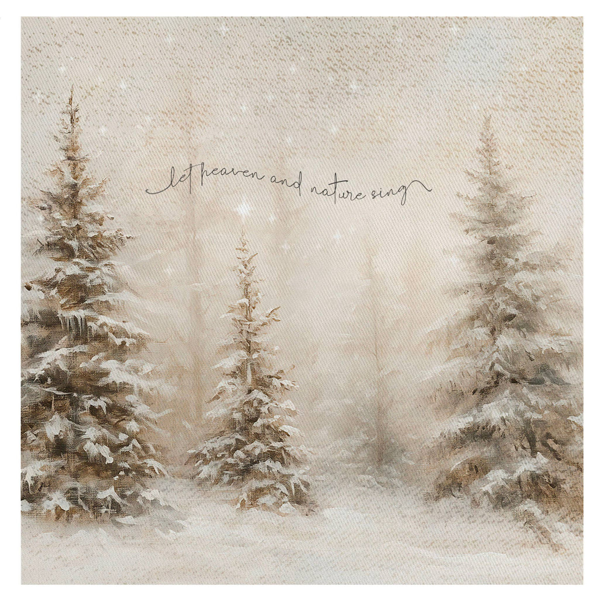 Let heaven and nature sing, Holiday, Christmas, Shelf decor