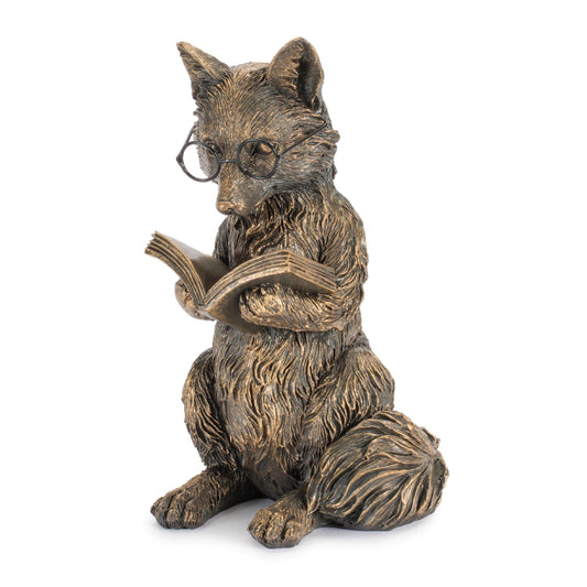 Fox Reading 6.5”H Resin