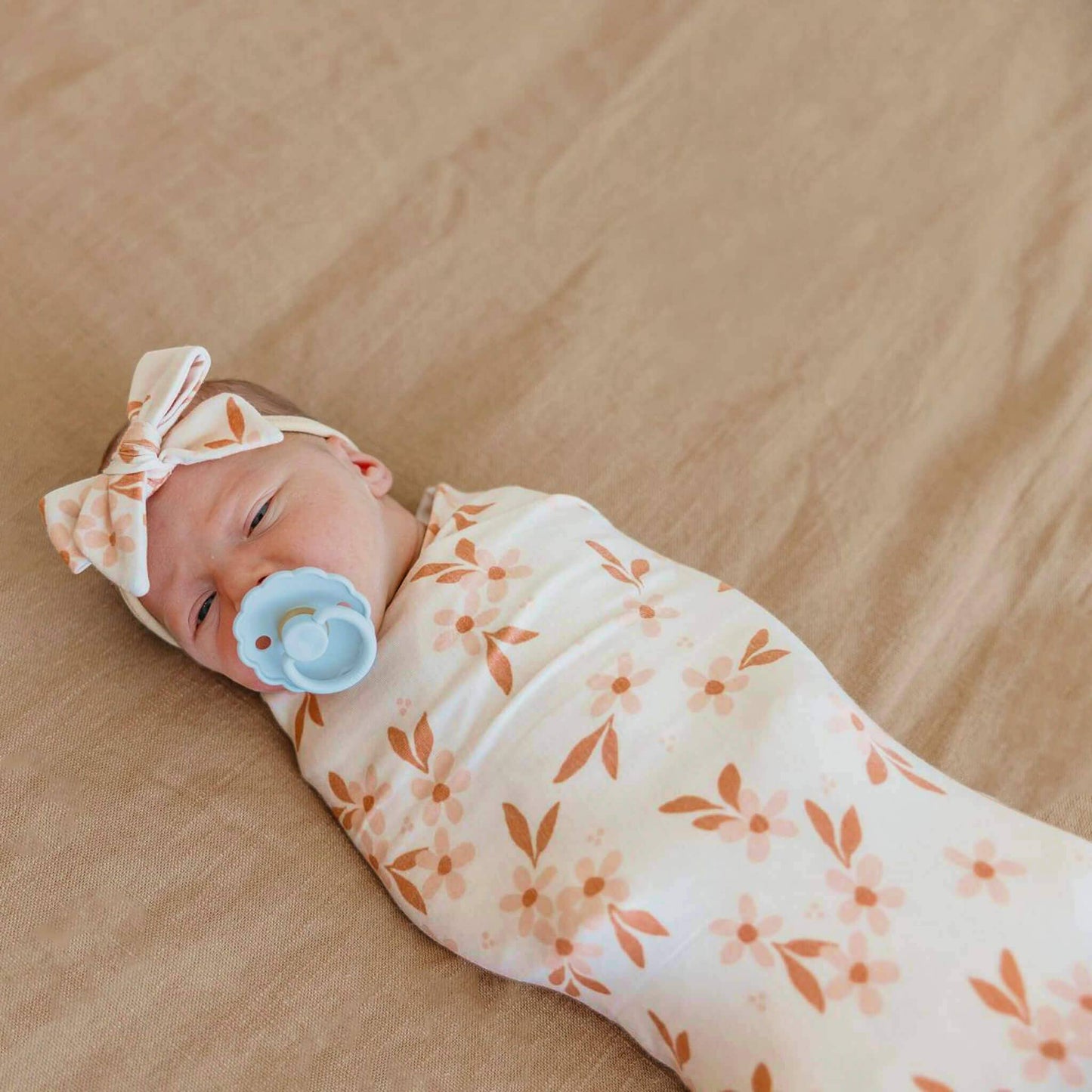 Knit Swaddle Blanket - Rue