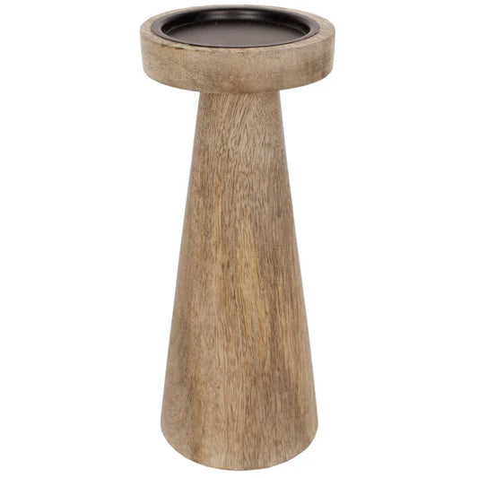 10" Wood Pillar Natural