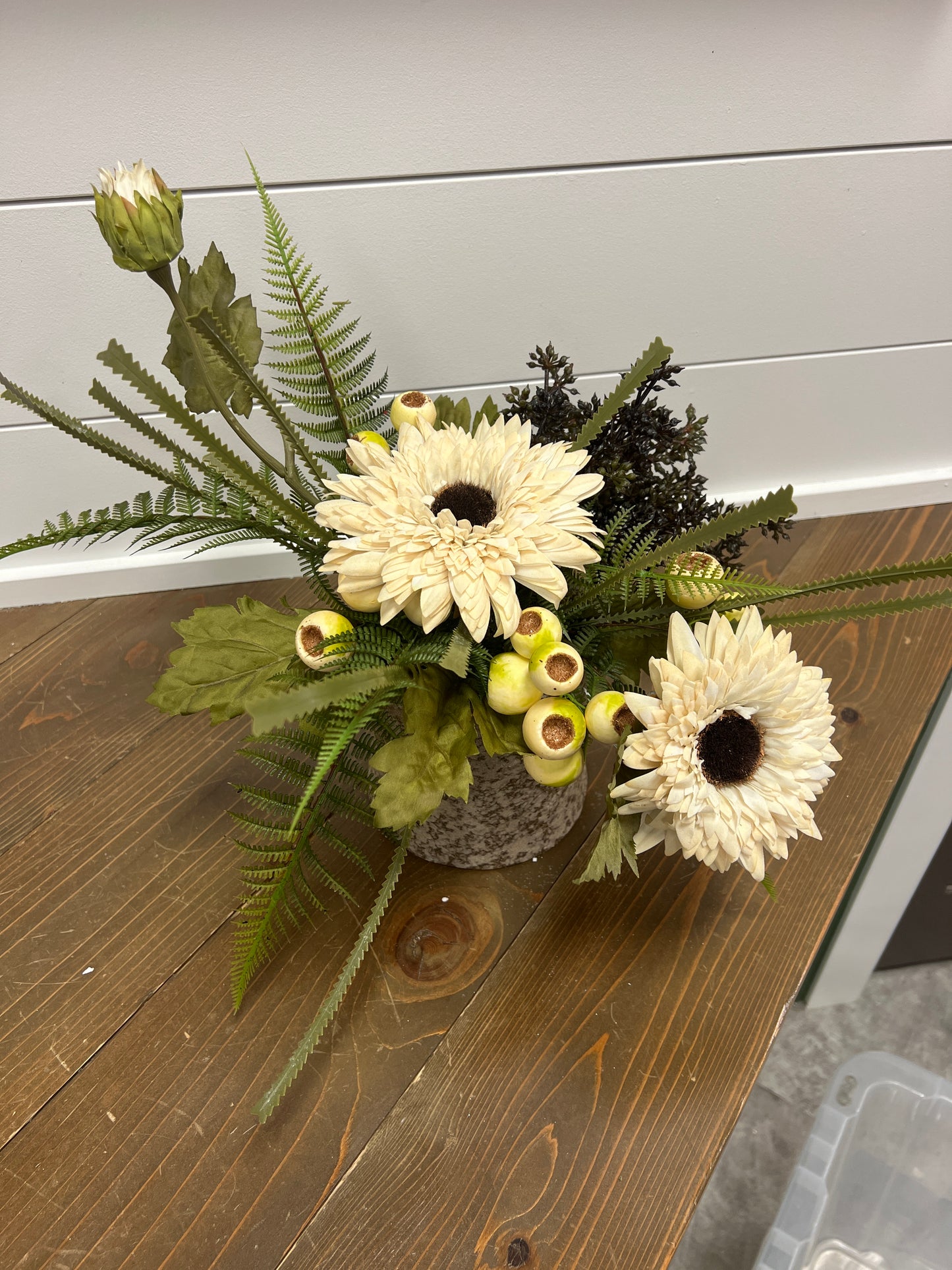 Cream Sunflower Arrangement