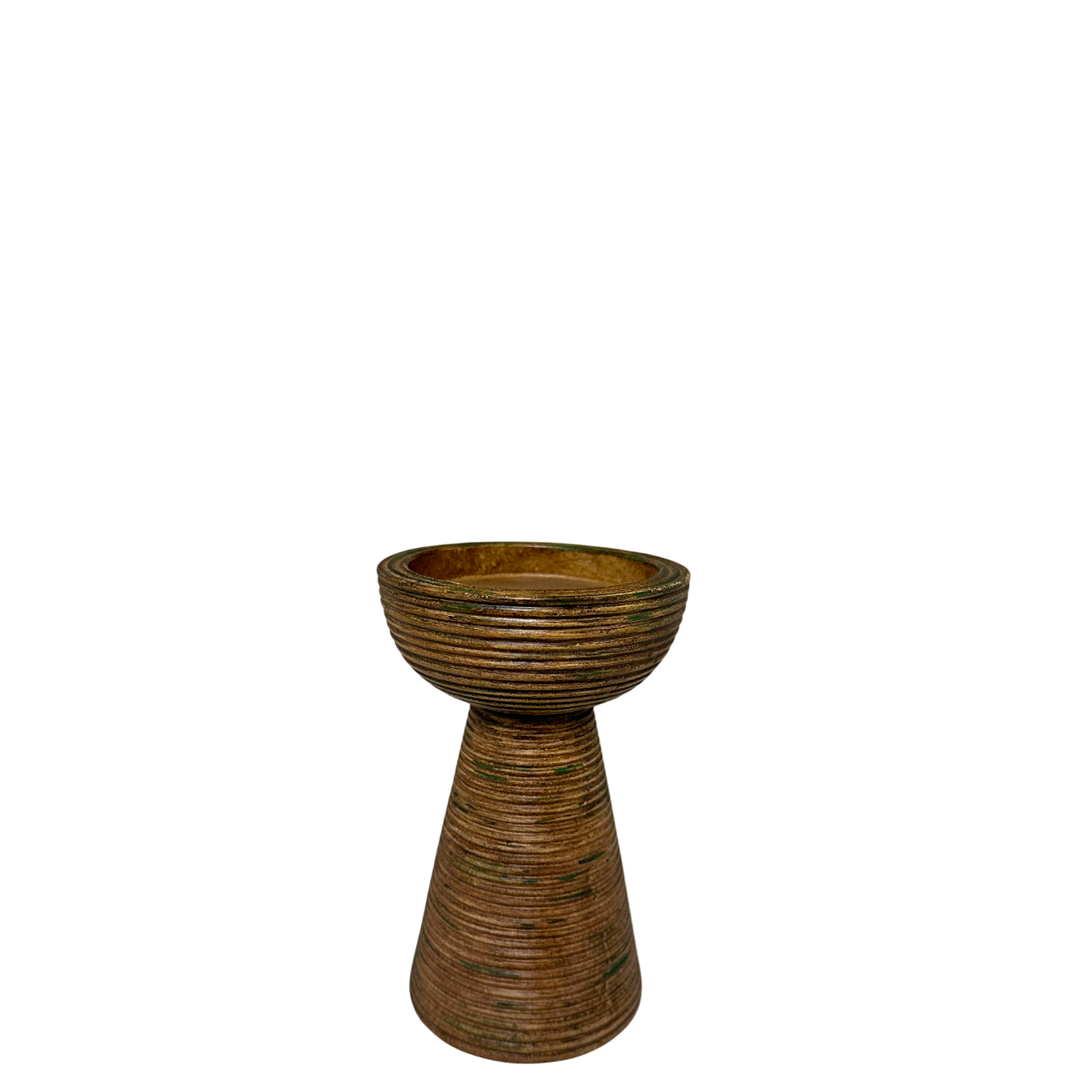 CH103 Polyresin Candleholder 4" x 4" x 6"
