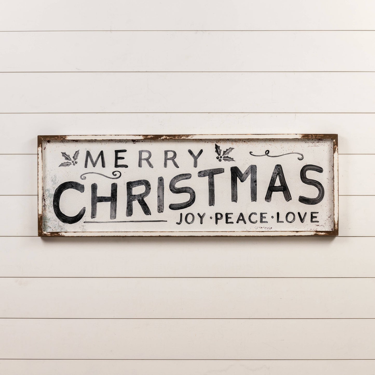 MERRY CHRISTMAS JOY, PEACE, LOVE SIGN