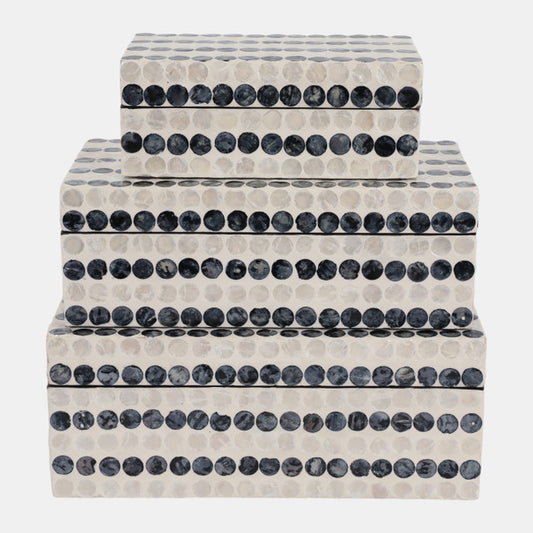 Small Capiz Dots Box