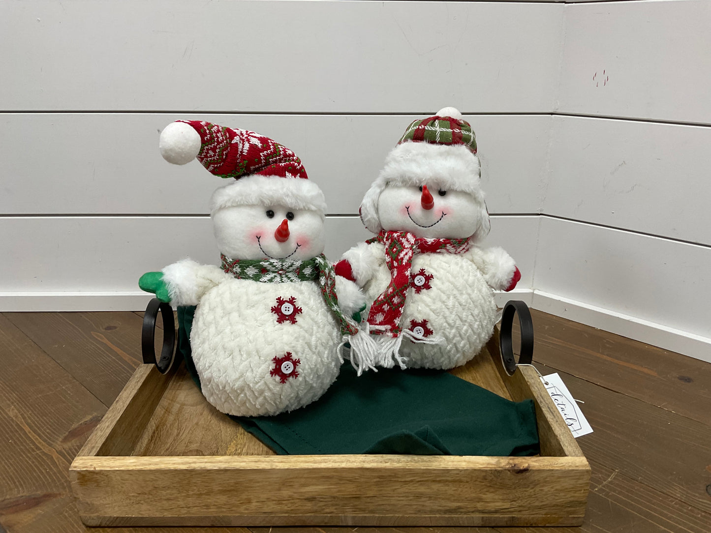 Sm Plush R/G Snowman Body