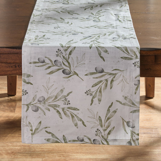 Olive Trees Table Runner