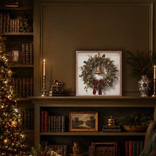 Bells And Evergreen Wreath