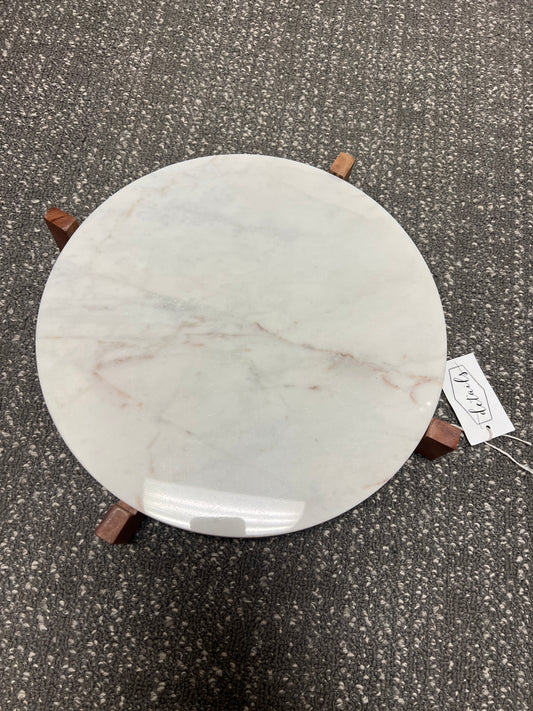 Marble withAcacia Wood Riser