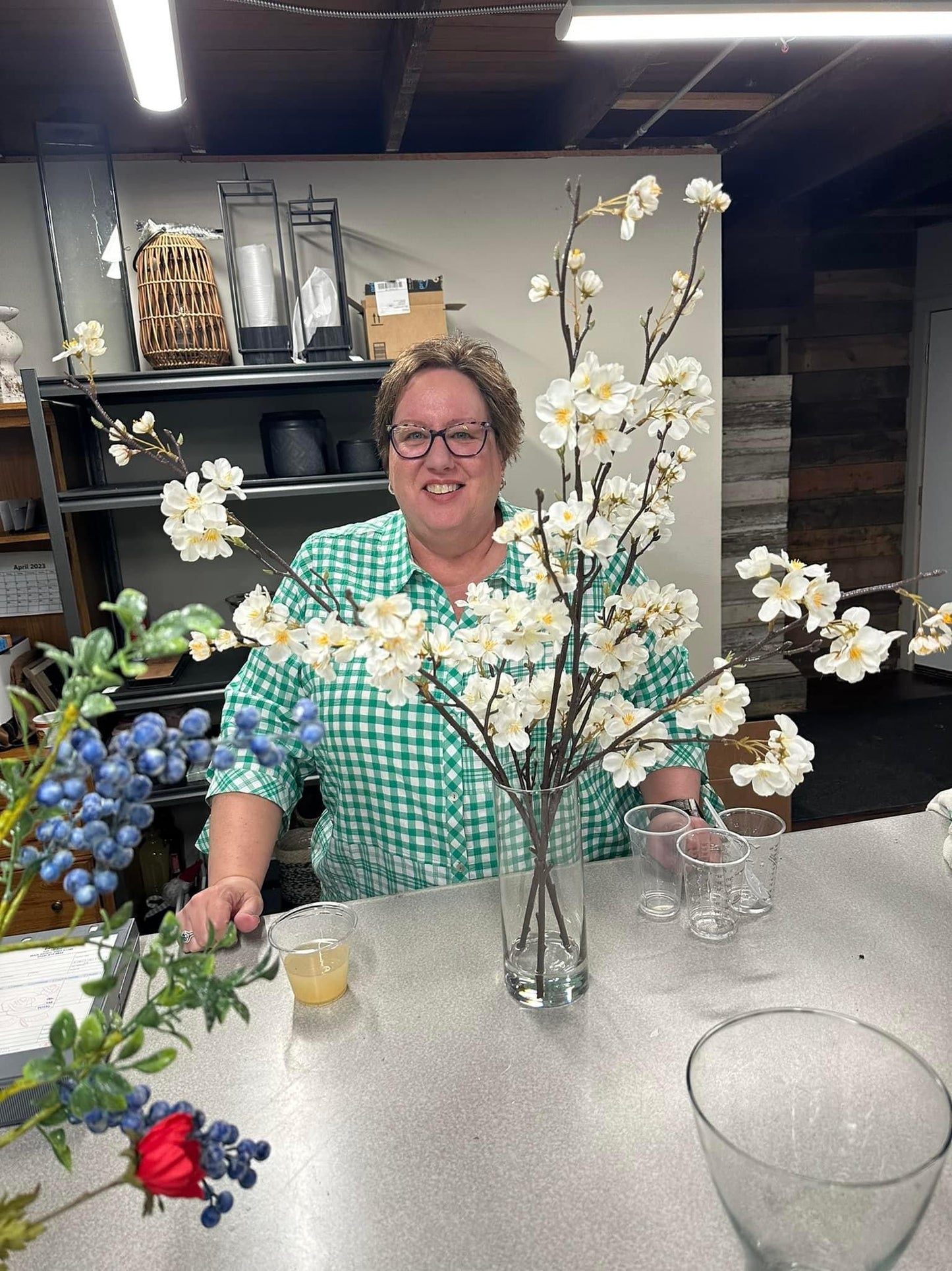 Acrylic Water Floral Class- May 7 6:30