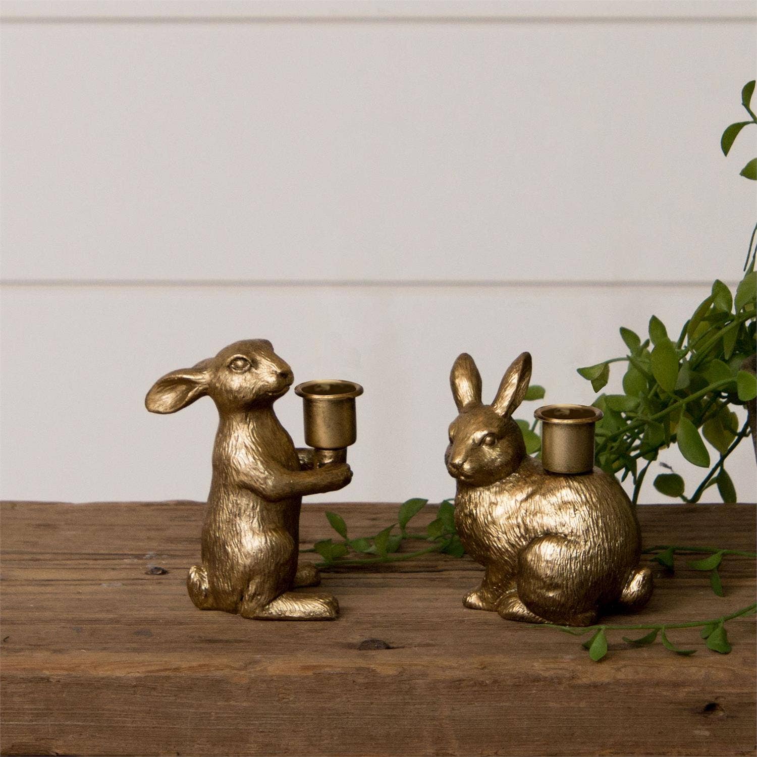 Audrey's Home & Gift Bunny Candle Holders