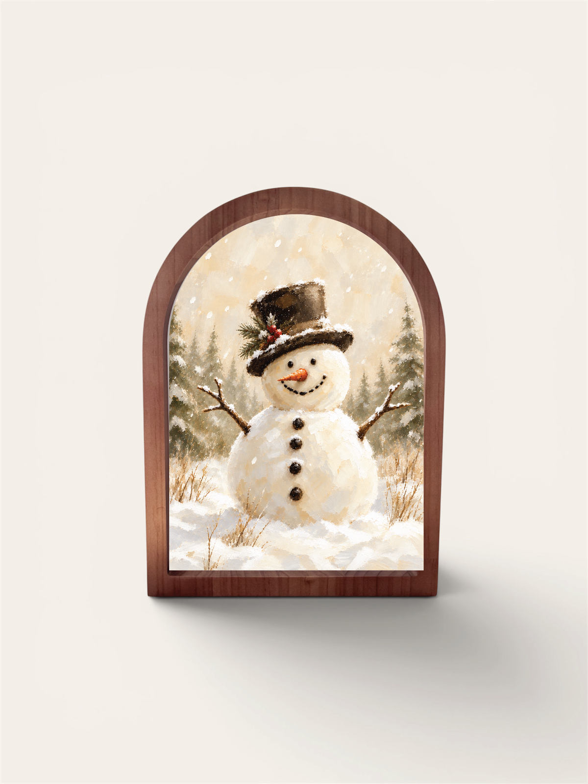 Snowman in Woods, Arch | Holiday 2026