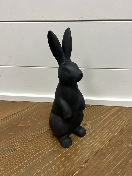 Black Upright Bunny