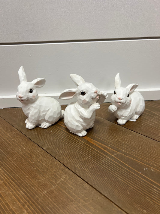 Small Sculpted Bunny Figure