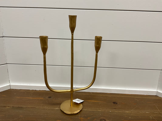 15.75 Gold Candlabra